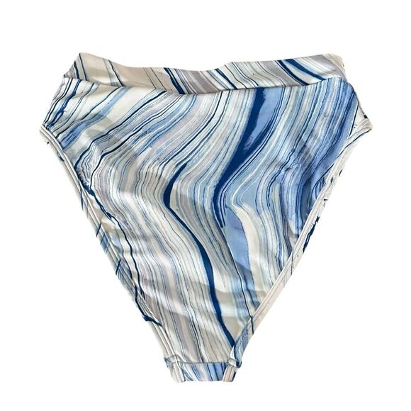 L Space Marbled Hi Waisted Bitsy Cut Bikini Bottoms - Picture 2 of 6